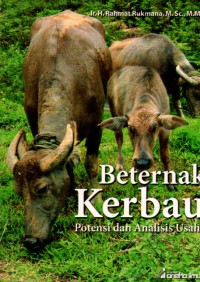 Image of Beternak kerbau potensi dan analisis usaha