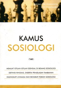 Image of KAMUS SOSIOLOGI